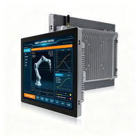 PC industriel à écran tactile capacitif intégré sans ventilateur, cadre ouvert, 7 pouces, IP65, compatible Android, Linux, Windows OS