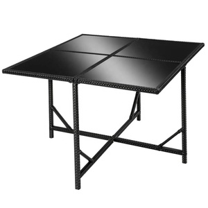 Patio Set 4 Seater Outdoor <strong>Rattan</strong> Effect <strong>Cube</strong> <strong>Garden</strong> <strong>Furniture</strong>/<strong>Cube</strong> Table RLF-17D-008 - Product Image 6