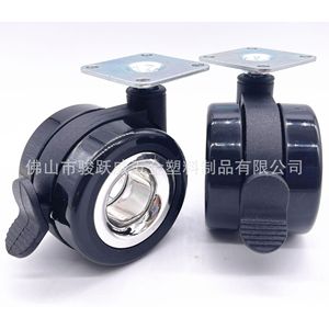 Furniture Casters 60mm Swivel With Brake Silent Universal Wheel For Cabinet - Product Image 1