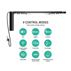 Sinful Motorized <strong>Curtain</strong> Track System Electric DC <strong>Motor</strong> for <strong>Curtains</strong> Smart Tuya Homekit Google Assistant APP Control - Product Image 3