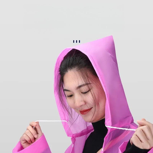 الأكثر مبيعًا جودة عالية شعار مخصص معطف واق من المطر مقاوم للماء معطف واق من المطر قابل لإعادة الاستخدام حزام معطف واق من المطر شعار معطف واق من المطر - Product Image 4