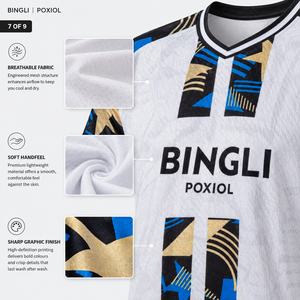 Maglia da <span class=keywords><strong>Calcio</strong></span> Personalizzata con Motivo Stellato Retrò, Traspirante, per Club del Regno Unito e degli Stati Uniti e <span class=keywords><strong>Negozi</strong></span> di Moda - Product Image 3