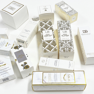 Scatole lucidalabbra vuote OEM che confezionano scatole confezionate cosmetiche organiche per la cura della pelle rossetto carta patinata - Product Image 3
