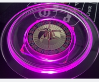 Machine de roue de roulette à zéro pour jeu de fête Texas Baccarat Club Roulette de jeux de casino de luxe en bois massif