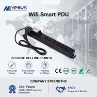 PDU intelligent en alliage d'aluminium robuste, norme indonésienne, pour armoire de centre de données en Indonésie, pour acheteurs en gros