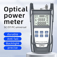 Compteur de puissance optique à fibre optique, testeur d'atténuation optique d'illumination de stylo de lumière rouge de haute précision avec 10 longueurs d'onde