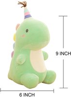 Gros dinosaure mignon jouets en peluche animaux jouets doux anniversaire dinosaure peluches pour enfants en peluche poupée en gros