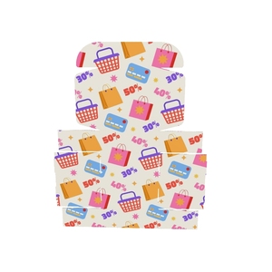 Boîte <span class=keywords><strong>d</strong></span>'expédition en carton ondulé finition mate pour chaussettes en fourrure, vêtements, <span class=keywords><strong>bijoux</strong></span>, expositions, soins de la peau, shampoing, avec dorure à chaud, recyclable - Product Image 5