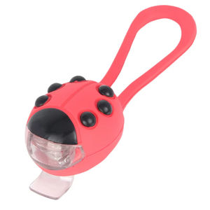 Luz LED para Bicicleta, Montaje en Manillar, Luz Trasera de Seguridad, Alimentada por Batería, Material ABS, 2 Modos, Diseño de Mariquita - Product Image 6