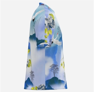 Dropshipping <span class=keywords><strong>2025</strong></span> shopify fulfilment Áo thun in theo yêu cầu 96% polyester đồng bằng khô phù hợp với thăng hoa thể thao áo phông - Product Image 6