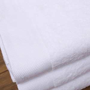 Khăn Tắm Dệt Vải Jacquard 100% Cotton Trơn Thêu Dùng Một Lần Cho Người Lớn Quà Tặng Khách Sạn - Product Image 4