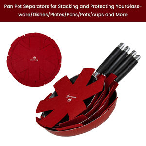 Custom New 2025 Hot Sale Durable Felt Cooking Pot Pad No-Woven Pan Protector - Product Image 2