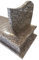 Pierre naturelle Design simple Pierres tombales en granit brun baltique indien Pierre tombale et monument commémoratif Pierre tombale