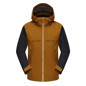Chaqueta de Lluvia <span class=keywords><strong>Impermeable</strong></span> y Cortavientos para Hombre con Logotipo Personalizado, Chaqueta de Esquí con <span class=keywords><strong>Capucha</strong></span> Desmontable - Product Image 4