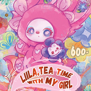 Liilas Besties Afternoon Tea Series 600% Figura de Peluche de Gran Tamaño en Caja Sorpresa, Juguete Artístico, Muñeca Coleccionable para Niñas - Product Image 1
