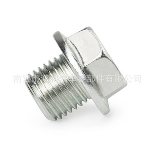 Honda Oil Drain Plug <b>Bolt</b> With Washer M14x1.5 Class 8.8 Steel For Accord Civic Acura - Product Image 2