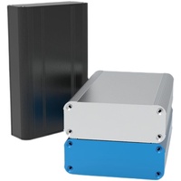 Boîte de jonction de boîtier d'instrument électronique en aluminium anodisé