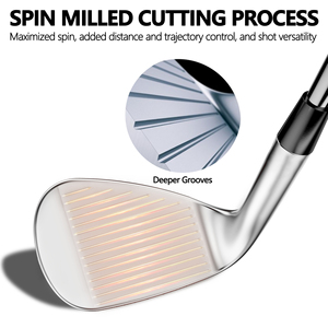 <span class=keywords><strong>Palos</strong></span> <span class=keywords><strong>de</strong></span> <span class=keywords><strong>Golf</strong></span> Unisex para Diestros, 52/56/60, <span class=keywords><strong>de</strong></span> Acero Inoxidable, con Empuñadura <span class=keywords><strong>de</strong></span> Goma - Product Image 5