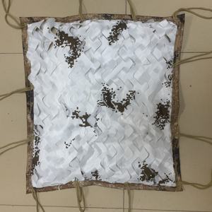 Rede de camuflagem de poliéster de três camadas para caça deserto camuflagem neve branca camuflagem dupla face - Product Image 2