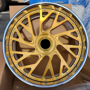 Vendita calda della fabbrica ruote forgiate ruote cromate cerchi concavi 22 24 26 28 ruote forgiate cerchi concavi cromati lucido ruote - Product Image 1