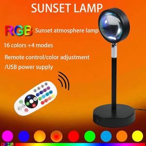 Lámpara de Proyección de Atardecer al por Mayor, Rotación de 180 Grados, Carga USB, Proyector LED Moderno de Aluminio para Uso en Hoteles - Product Image 3