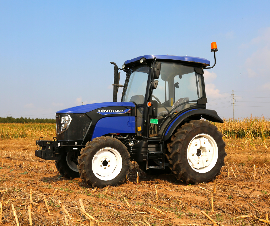 4WD TB504 TE504 50馬力 農業用トラクター フロントローダー付き 