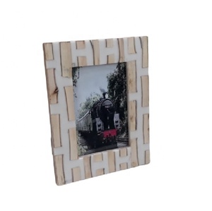 Mosaïque de résine indienne, cadre Photo décoratif pour la maison, fait à la main - Product Image 1