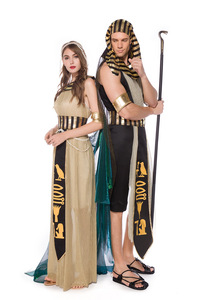 Costume d'Halloween pour Adulte <span class=keywords><strong>Cléopâtre</strong></span> Égyptienne et Reine - Costume de <span class=keywords><strong>Film</strong></span> et de Télévision en Polyester - Vente en Gros - Product Image 4
