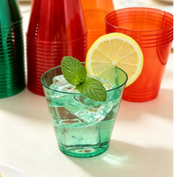 Gobelets à shot jetables en plastique PS de 1 oz et 2 oz, multicolores, petits, rigides, mini, pour dégustation, pour fêtes, bars et événements festifs - Vente en gros