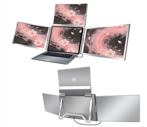 จอแสดงผลพกพา OEM ใหม่ ขนาด 15.6 นิ้ว ความละเอียด 1920*1200 FHD 60Hz IPS สำหรับต่อขยายหน้าจอแล็ปท็อป จอ LCD คู่ - Product Image 2