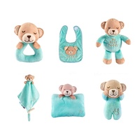 Jouet en peluche pour bébé, jouet pour nourrissons, couette, anneaux de dentition, jouets en peluche