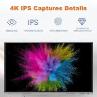 Интерактивная доска CUMEI 4K UHD LCD 65/75/86/98/110 дюймов, 20 точек касания, панель BOE, Android 11-14, для образования и обучения
