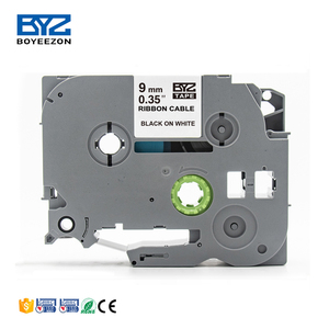 <span class=keywords><strong>Prix</strong></span> de gros – Cartouche de ruban adhésif flexible noir sur blanc 9 mm TZc-FX221 TZe-FX221 pour imprimante d'étiquettes Brother P-Touch - Product Image 1