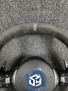 พวงมาลัยซ้ายและขวาหนังนิ่มสำหรับ BMW 3 5ชุด F10 F30 F90 F01 F12 F25 M3 M6 E90 Z4 X1 X6 48 E90 E92 F32 <span class=keywords><strong>E7</strong></span> - Product Image 4