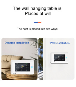 Sistema de Alarma Inteligente con Pantalla Táctil para el Hogar, WIFI, 4G, GSM, Sensor de Movimiento PIR, Detección de 10 m, Material ABS, Tuya Smart - Product Image 5