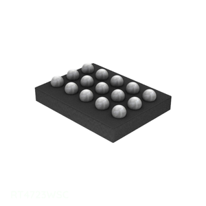 Circuit intégré régulateur AMOLED DISPL 2OUT 15WLCSP, distributeur agréé RT4723WSC 15 UFBGA, WLCSP Gestion de l'alimentation (PMIC) - Product Image 1
