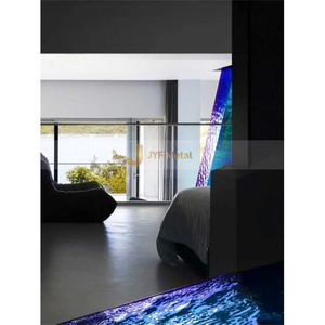 แผ่นโลหะเคลือบ PVD ลายริ้วน้ำ304 J359แผ่นโลหะ4X8กระจกแบบประทับ3D สำหรับตกแต่งผนังเพดาน - Product Image 6