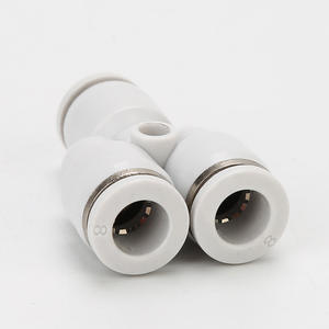 Raccords pneumatiques à connexion rapide APY-8-12-6 PY10 Tee PWY8-6 Tee-Reducing Coupling pour cylindre pneumatique de 8 mm - Product Image 3