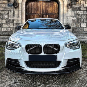 ชุดแต่งสปอยเลอร์กันชนหน้า 4 ชิ้น สำหรับ BMW ซีรีส์ 1 F20 F21 M Sport ปี 2011-2015 รุ่น 118i 120i สีดำเงา - Product Image 4