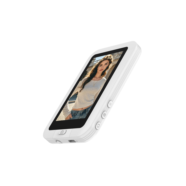 Magnetic Selfie Screen Beauty Fill Light Wireless Rear Camera Viewfinder One Click Shooting Touch Control Selfie Power Bank
