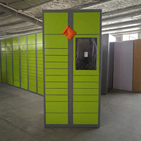 Casier de livraison intelligent personnalisé avec 6/12/24 portes, système de casier à colis intelligent