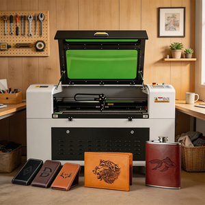 High-quality 80w 100w 130W 6040 7050 9060 1080 1390 1490 CO2 Laser Engraving <b>Machine</b> for Wood Acrylic Glass Leather <b>Cutting</b> - Product Image 5