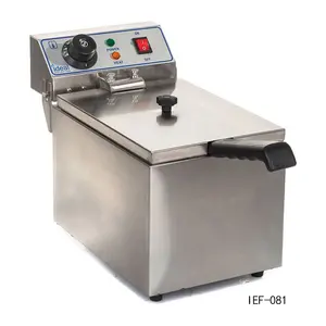 Electric Kitchen Fried Equipment Deep Fryer Commercial Stainless Steel High Quality Deep Fryer 1/2 Tank