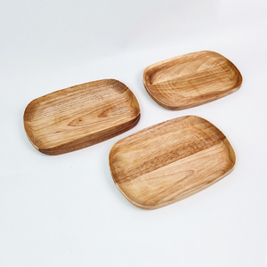Assiette en bois ronde créative pour servir des aliments <span class=keywords><strong>Plateau</strong></span> à <span class=keywords><strong>dessert</strong></span> Sushi <span class=keywords><strong>Fromage</strong></span> écologique pour bibelots et présentoirs de fruits - Product Image 6