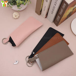 Listo para enviar Estuche portátil de cuero PU para anteojos Bolsas Negocios y regalos promocionales para anteojos - Product Image 5