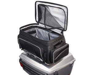 Échantillon gratuit Sacs de selle en cuir pour moto BIKING Sacs latéraux de moto pour la conduite Voyage Sac latéral sec Sac à dos pour moto - Product Image 2