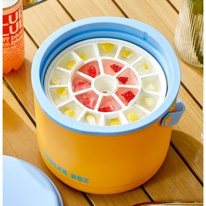 Portable isolé seau à glace décrochage Commercial outil de crème glacée fraîche Camping en plein air boîte d'isolation réfrigérée boîte froide maison - Product Image 4