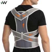 Correcteur de posture réglable pour le soutien de la clavicule et la correction du dos courbé