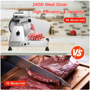 Fábrica al por mayor Auto Comercial Maquina De Cortar Carne Hogar Máquina De Corte De Carne De Acero Inoxidable - Product Image 3
