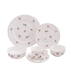 Service de table en céramique Scenic avec bol, assiette, tasse à café et soucoupe - Cadeau de pendaison de crémaillère pour la maison ou le <span class=keywords><strong>restaurant</strong></span> - Product Image 5